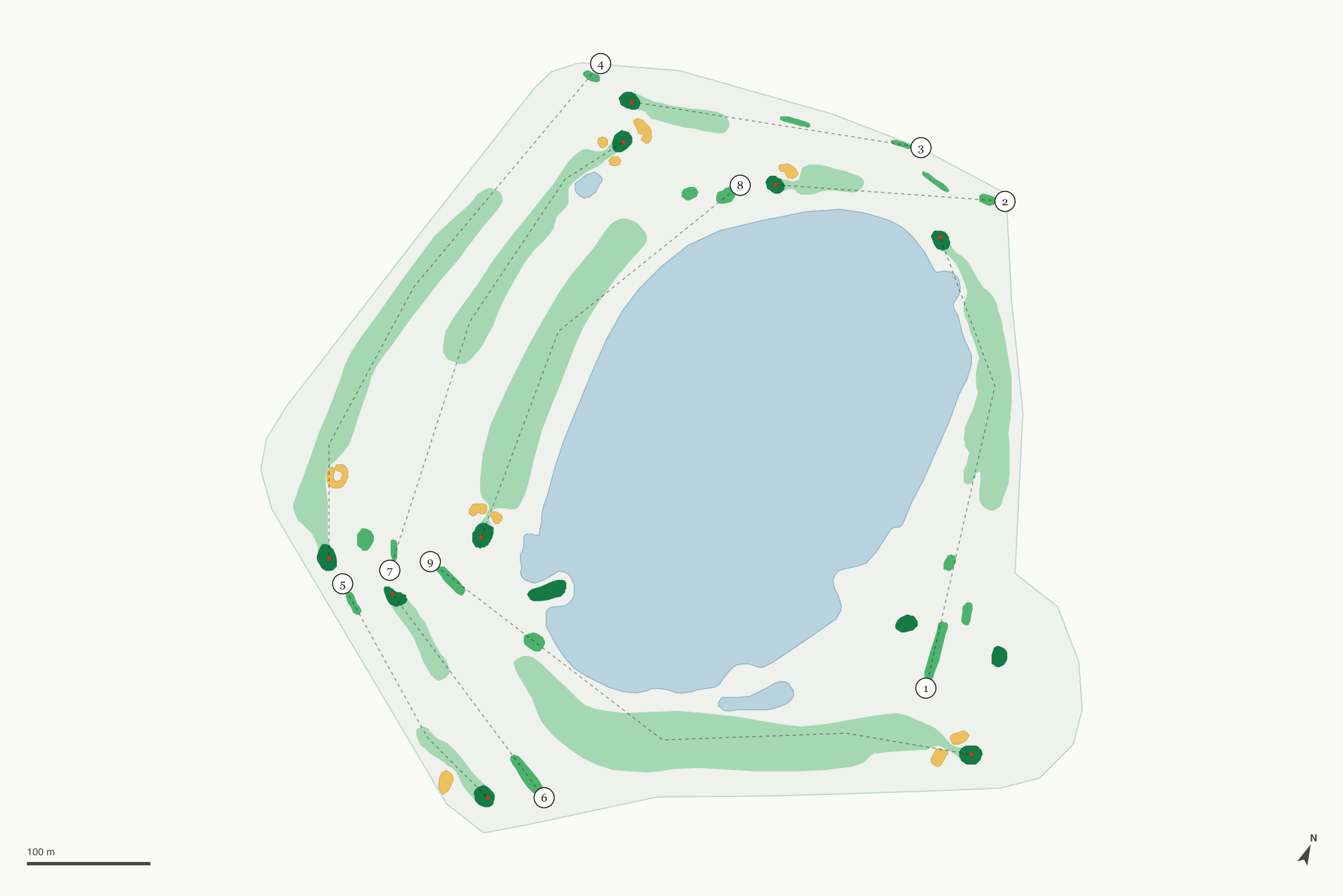 Map of Buckingham Golf & Country Club
