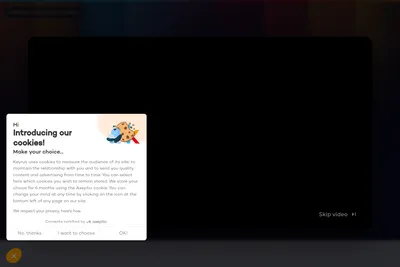 Screenshot of the Keyrus homepage