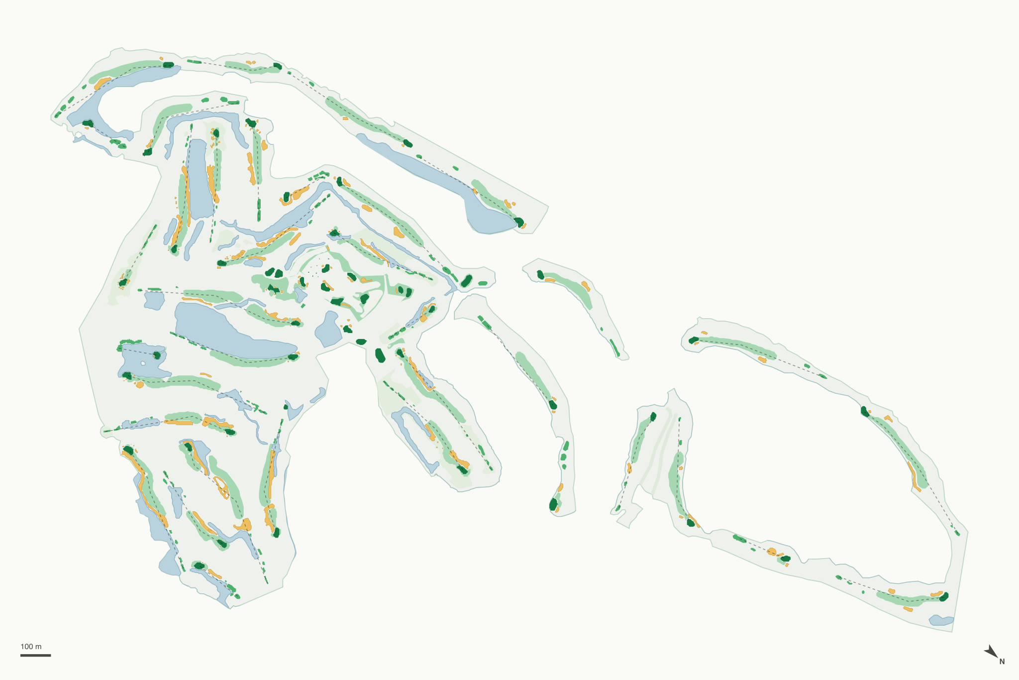 Map of TPC Sawgrass