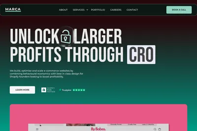 Screenshot of the MARCA Media homepage