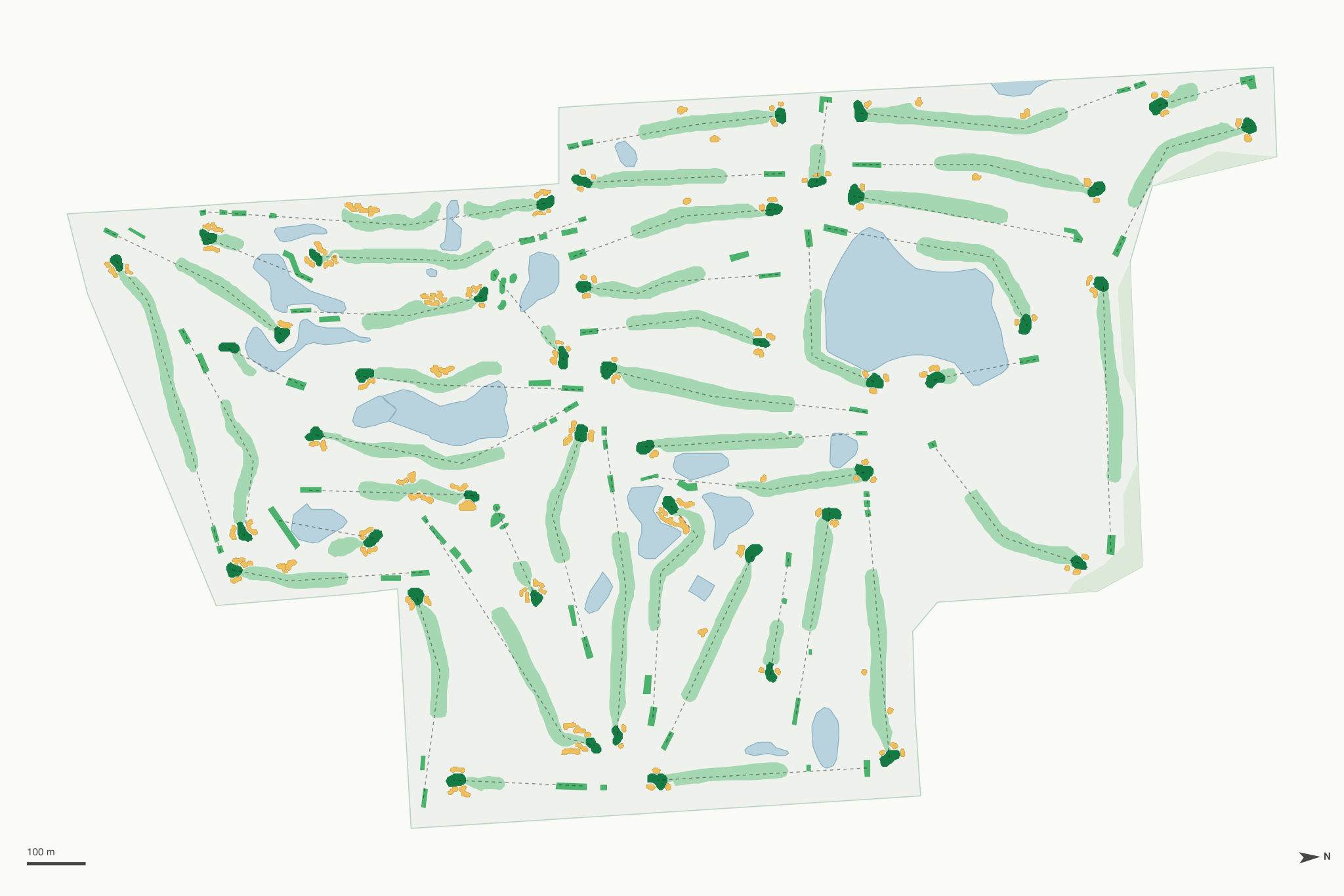 Map of Brighton Dale Links