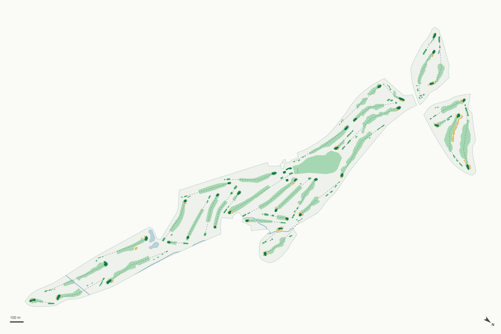 Map of Mountain Dell Golf Course