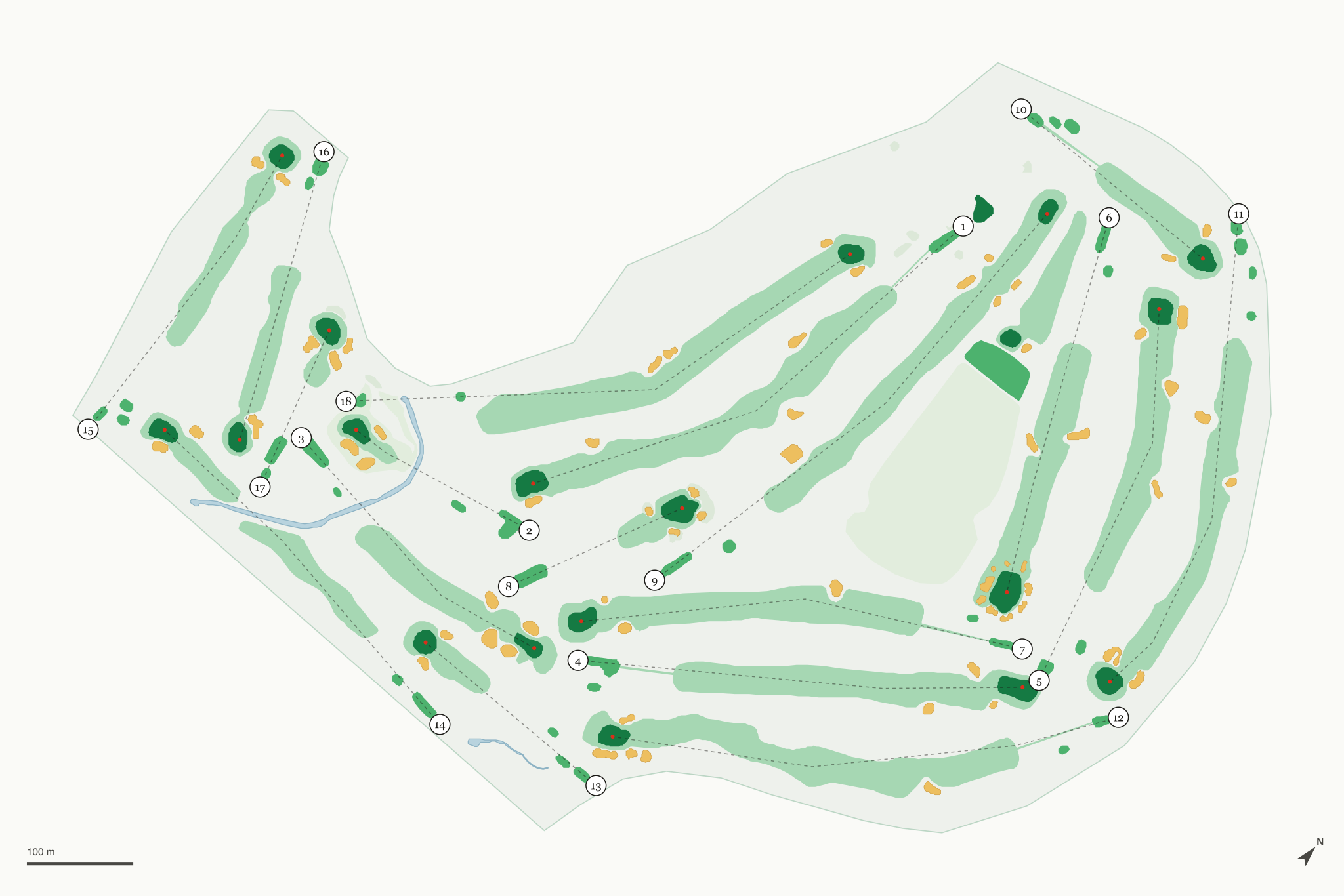 Map of Flint Golf Club