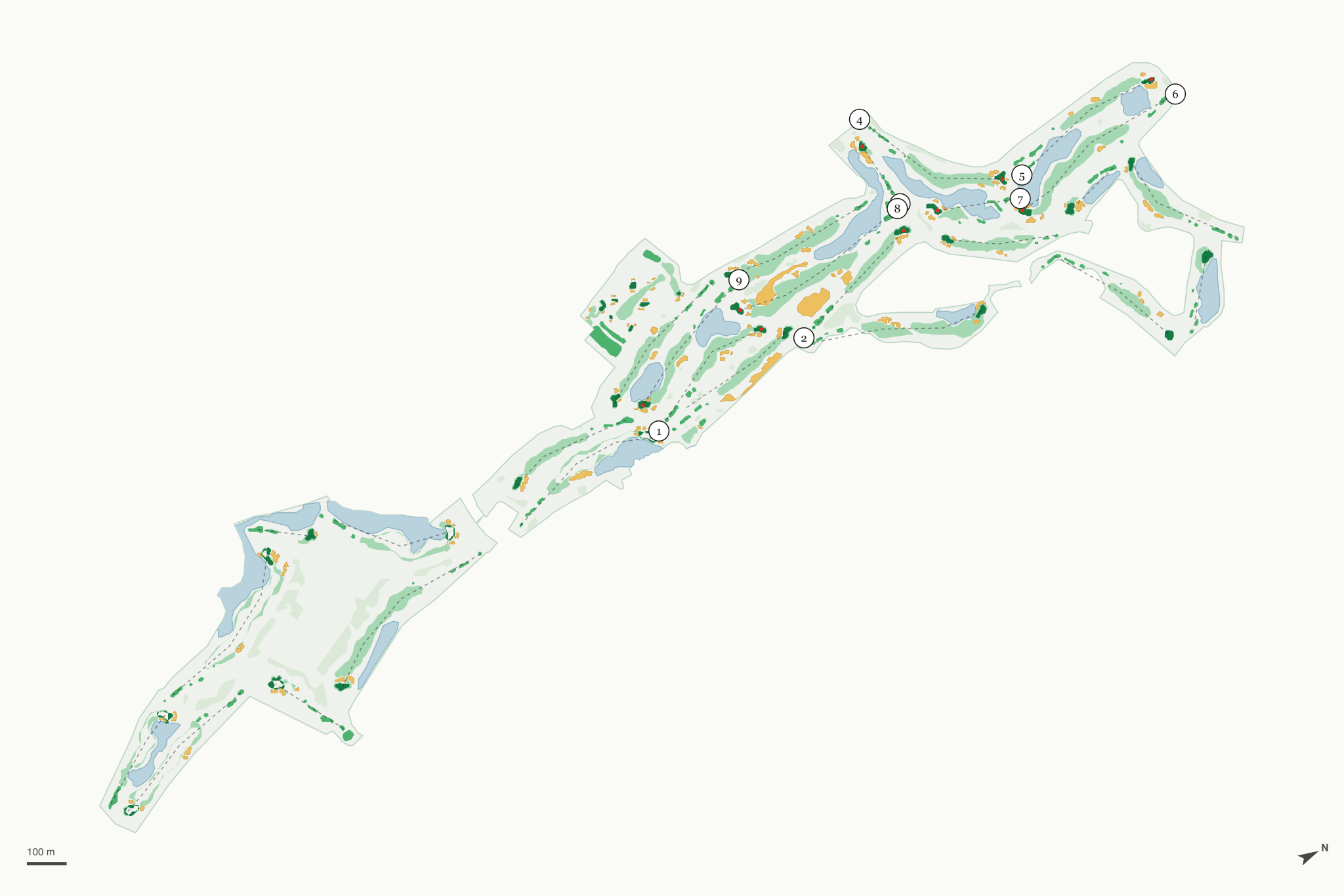 Map of Club Pelican Bay