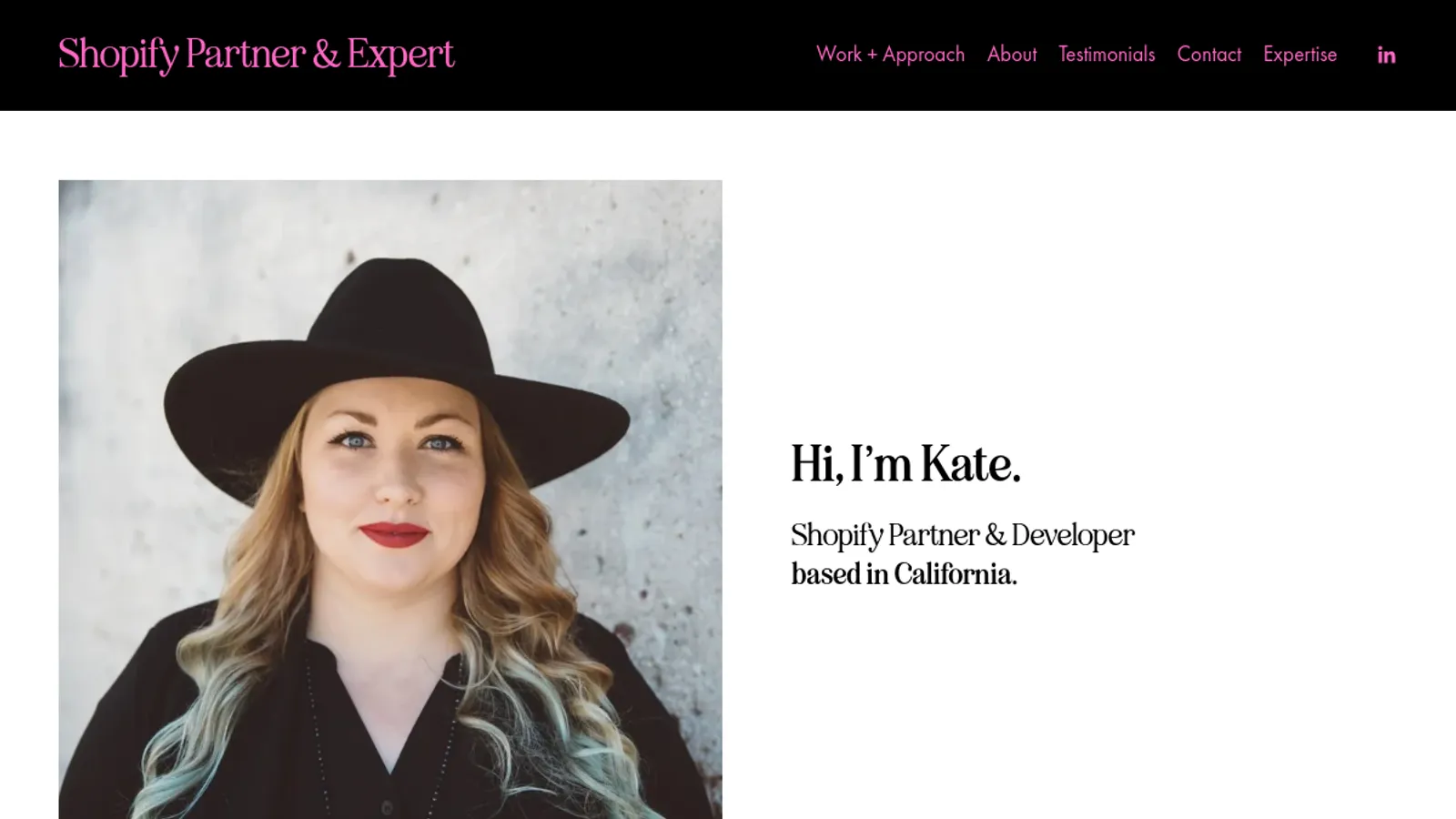 Screenshot of the KWMGMT.co homepage