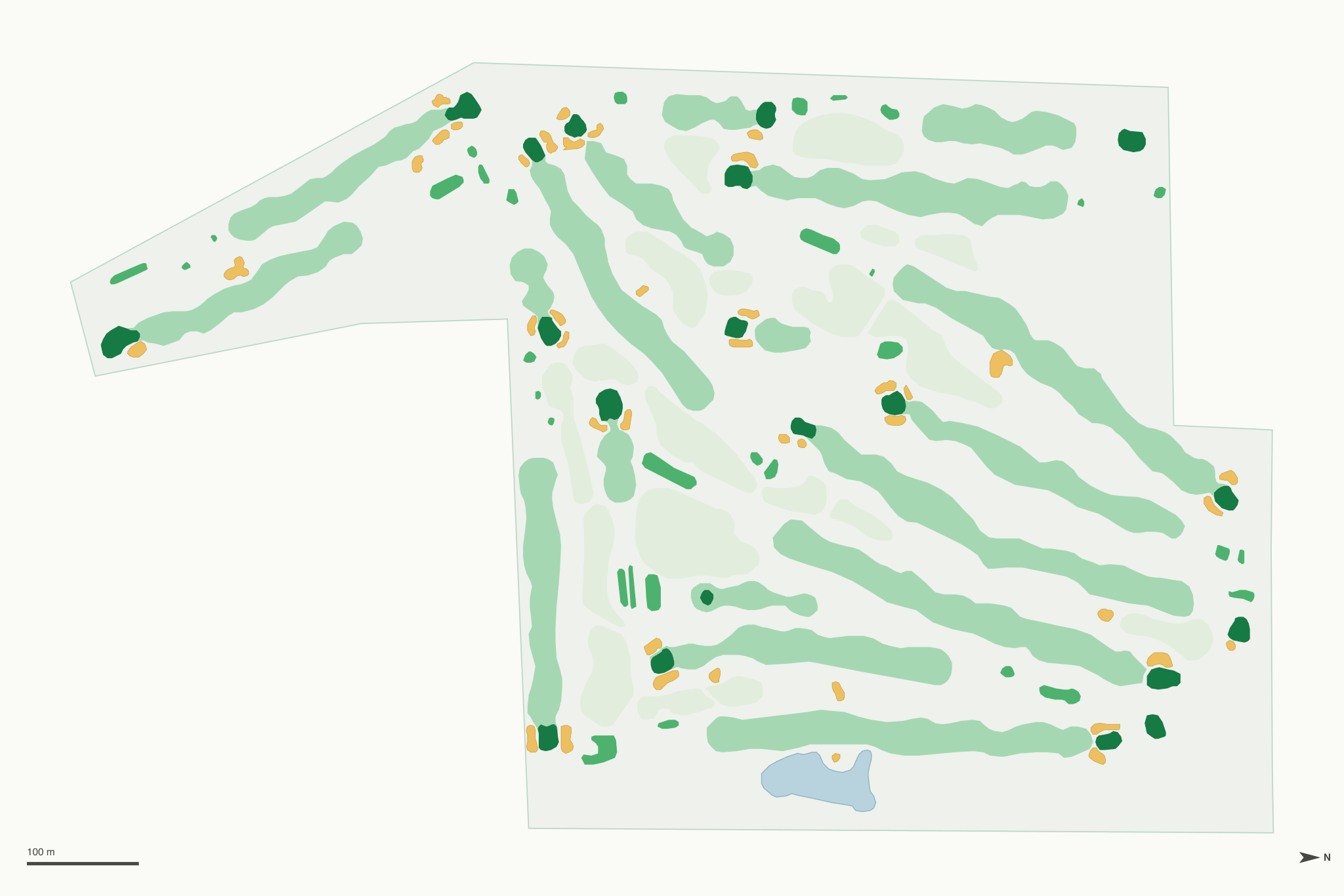 Map of Prairies Golf Club