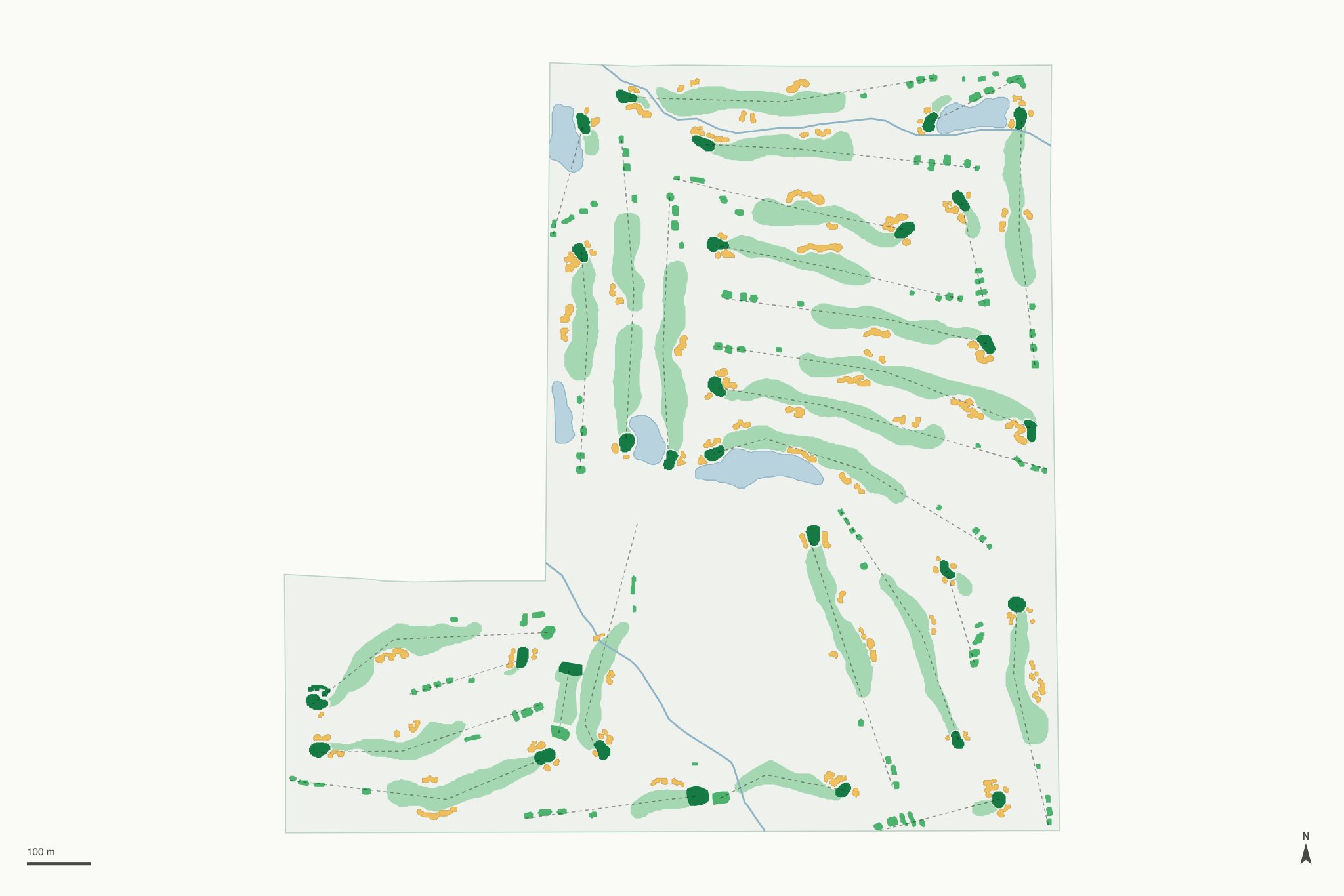 Map of Poppy Ridge Golf Course