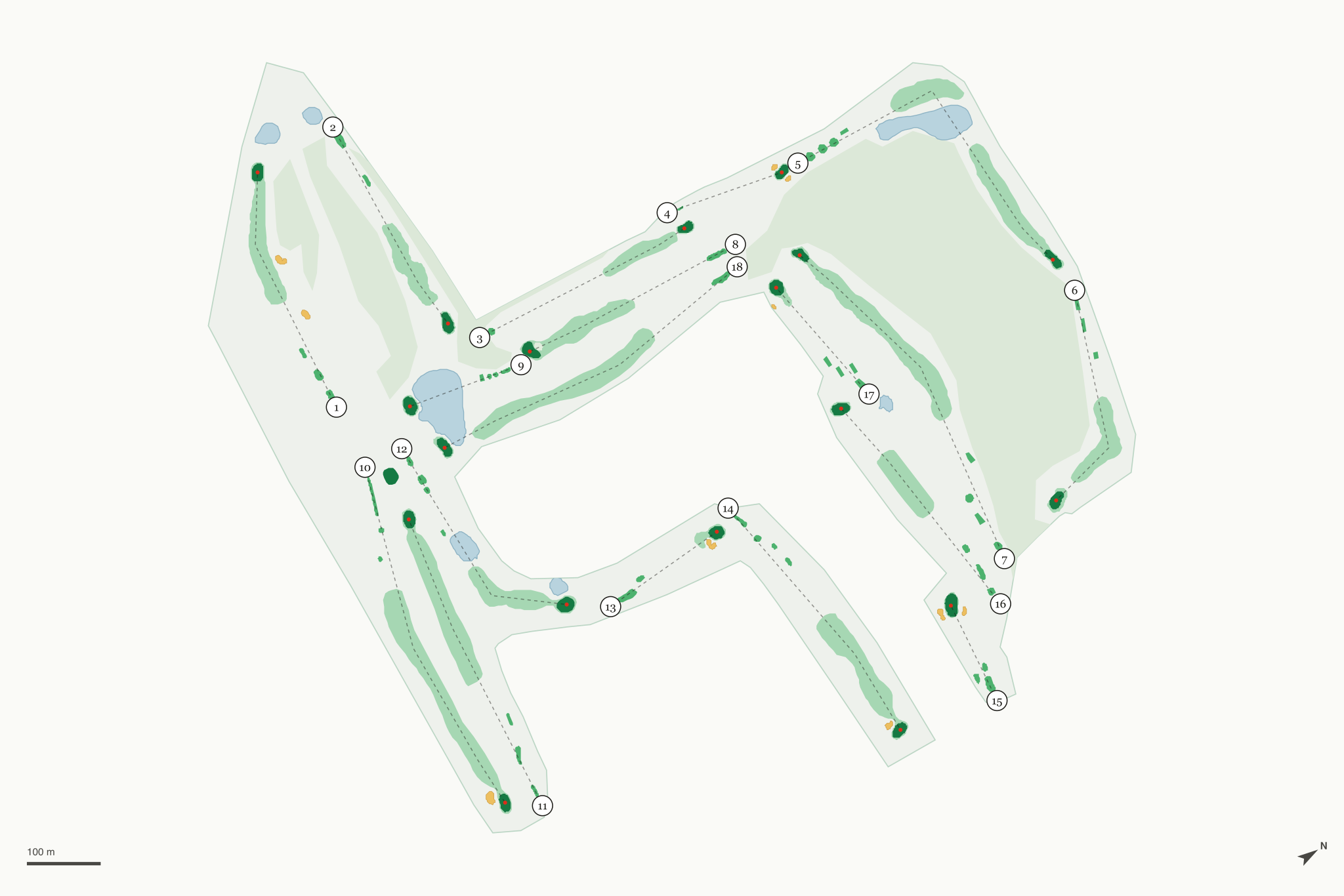 Map of Chenoweth Golf Course & Banquet Facility