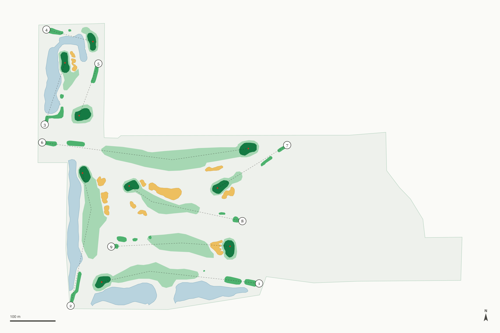Map of Golf the Round