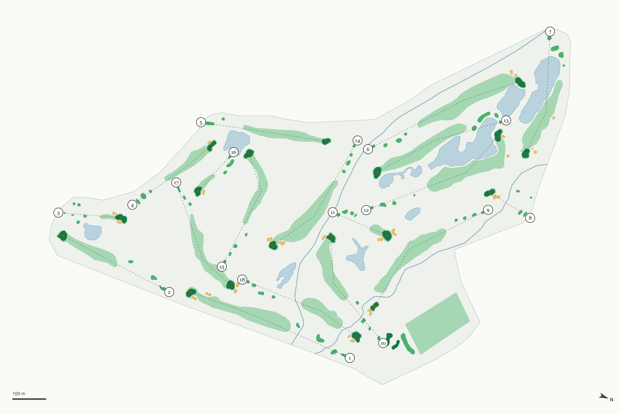 Map of Stone Ridge Golf Club