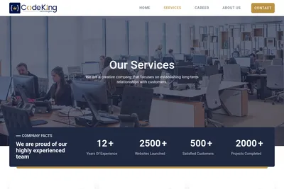 Screenshot of the Amit homepage