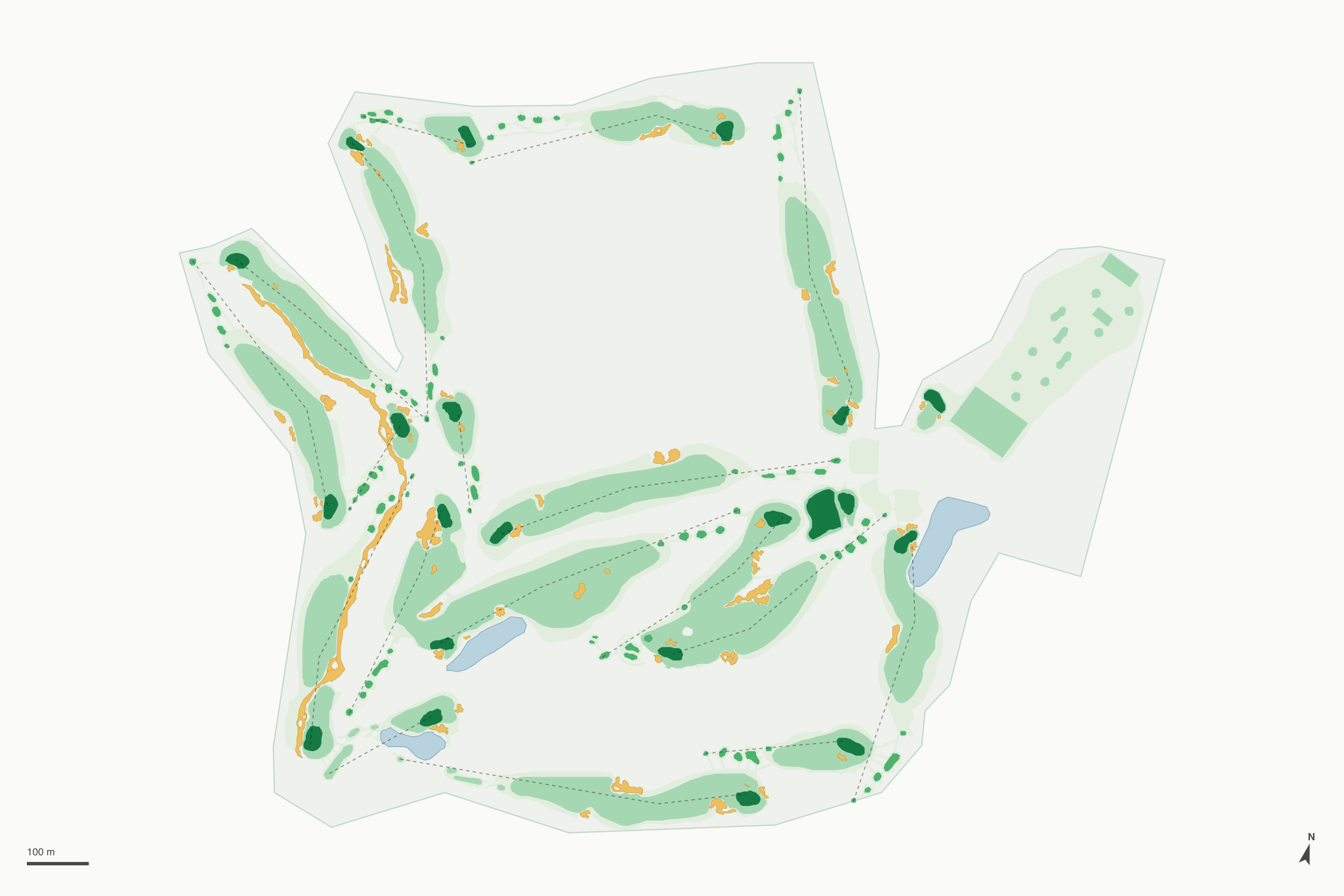 Map of Wine Valley Golf Club