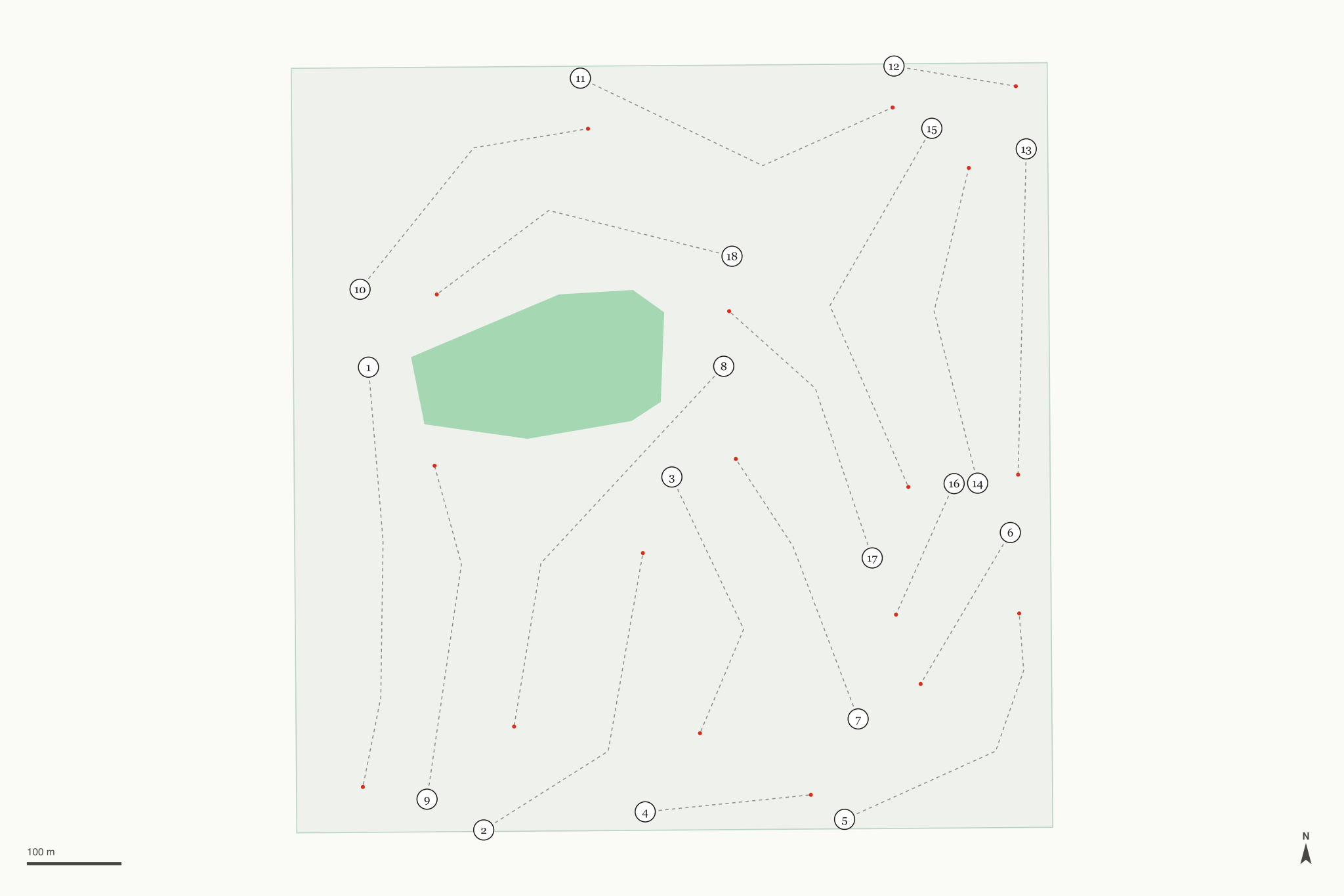 Map of Utica Golf Club