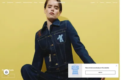 Screenshot of the Nexon Studio | Developing online stores using Figma homepage