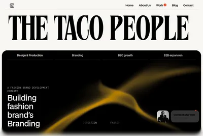 Screenshot of the The Taco People FZ-LLC homepage