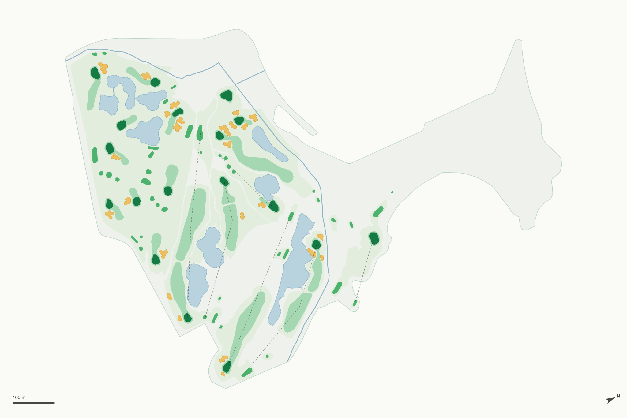 Map of Wildcreek Golf Course