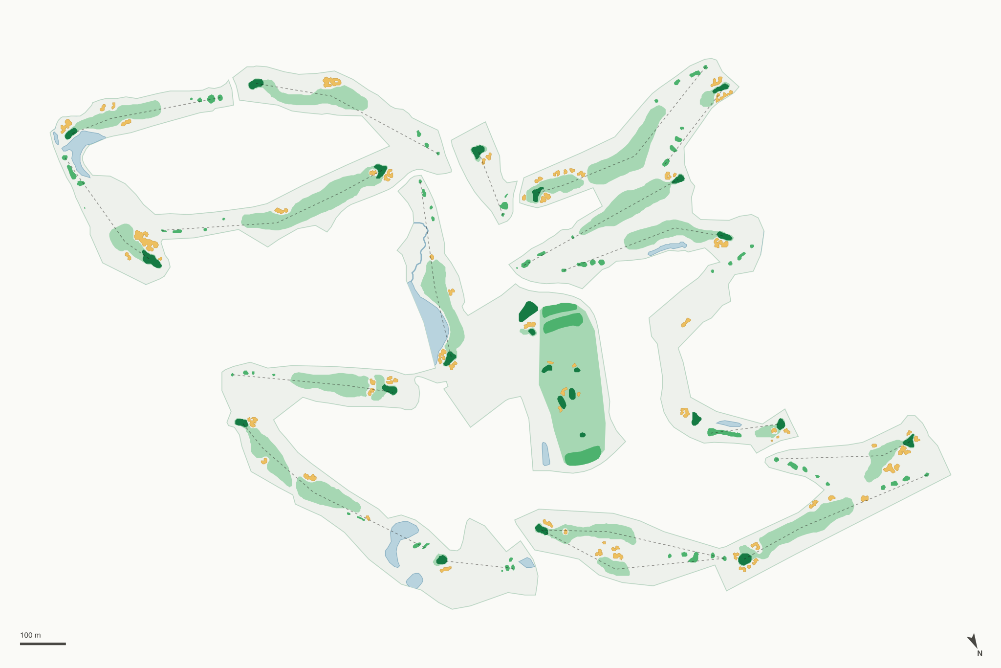 Map of The Wilds Golf Club