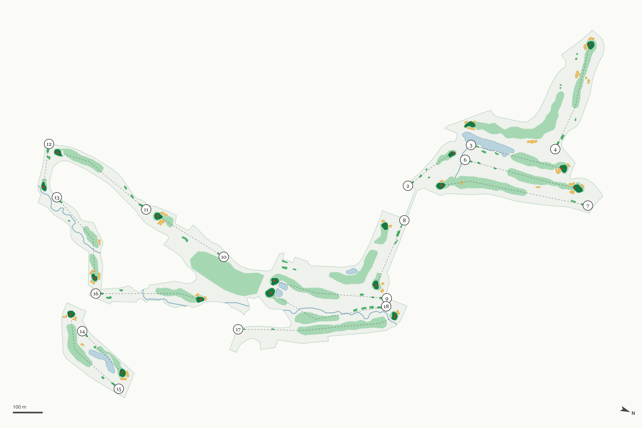 Map of Homestead Golf Club