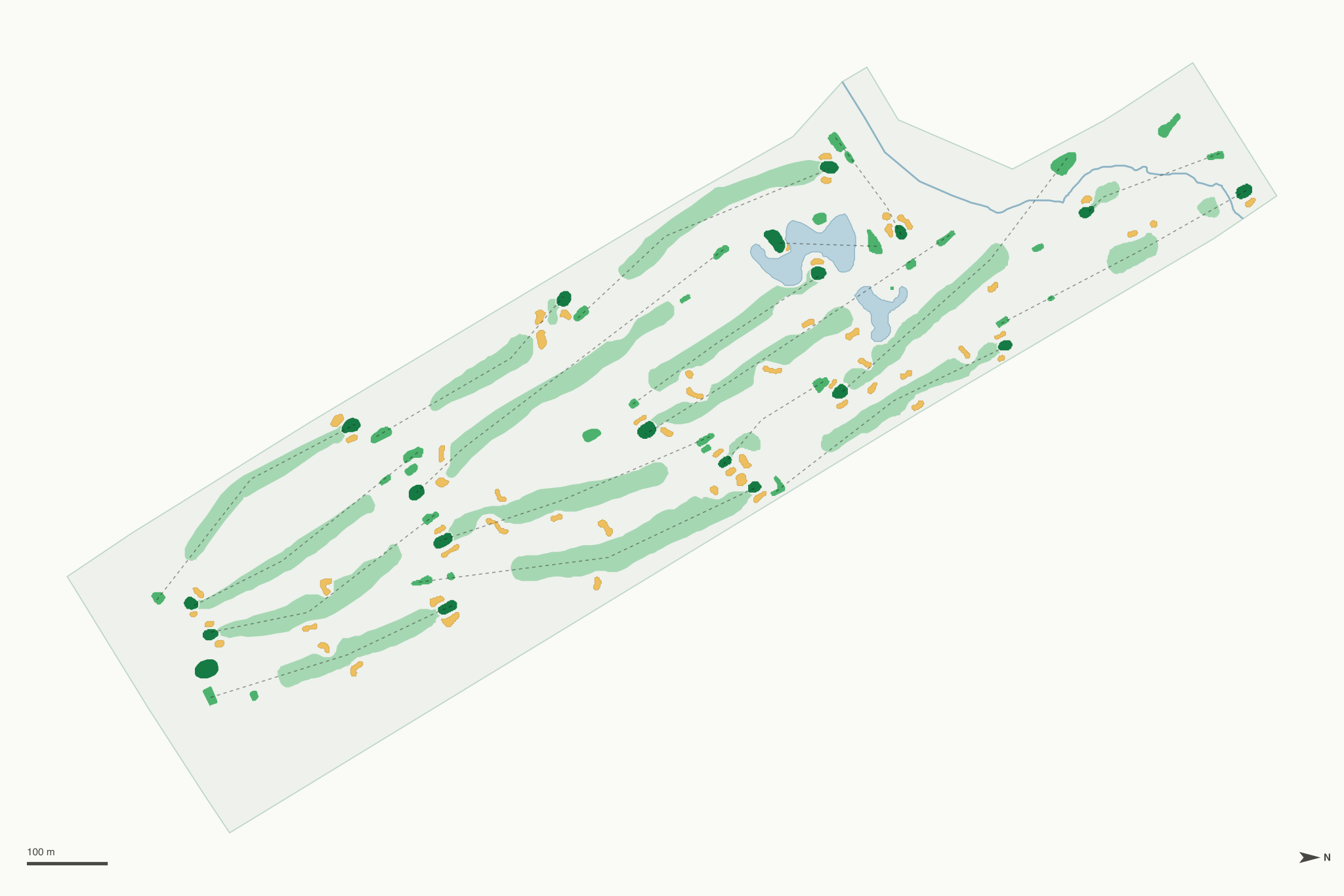 Map of Heather Downs Country Club