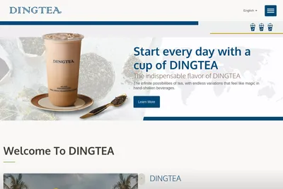Ding Tea Rosenberg website homepage