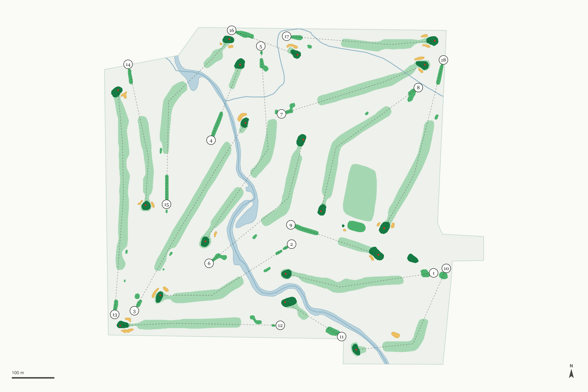 Map of Clio Country Club