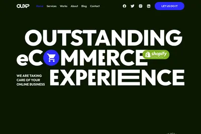 Screenshot of the Outstanding Experience - Theme, App customization | Troubleshooting | Recharge | Subscription Setup homepage