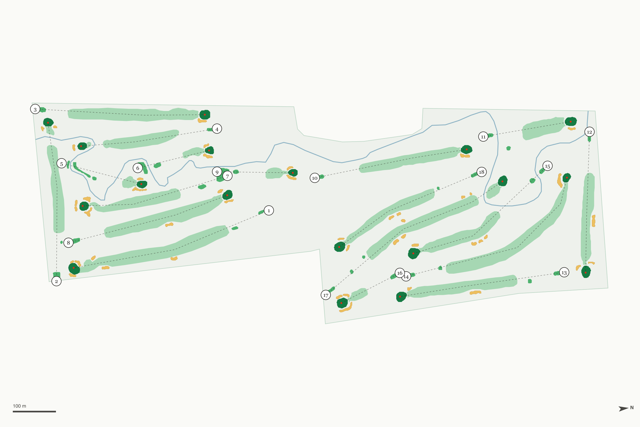 Map of Watertown Country Club