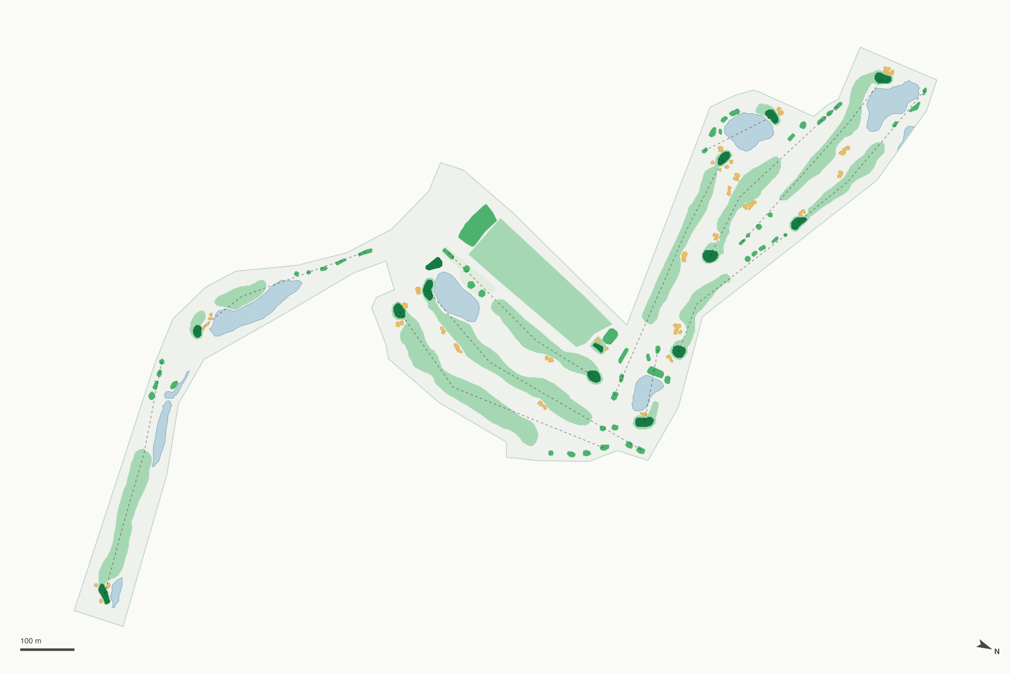 Map of Native Oaks Golf Club