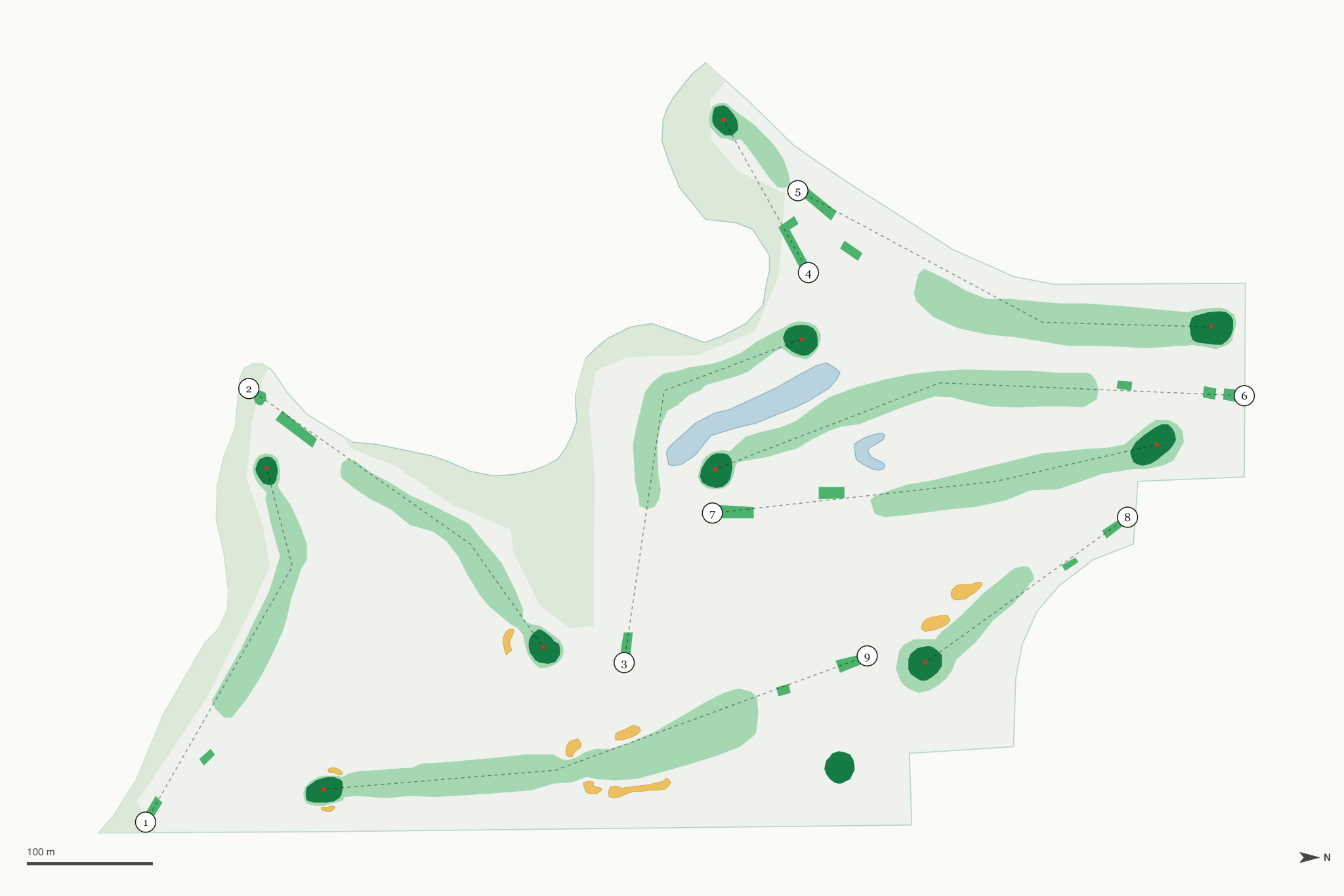 Map of Madelia Golf Course