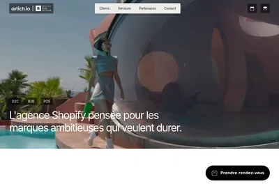 Screenshot of the ARTICH.IO homepage