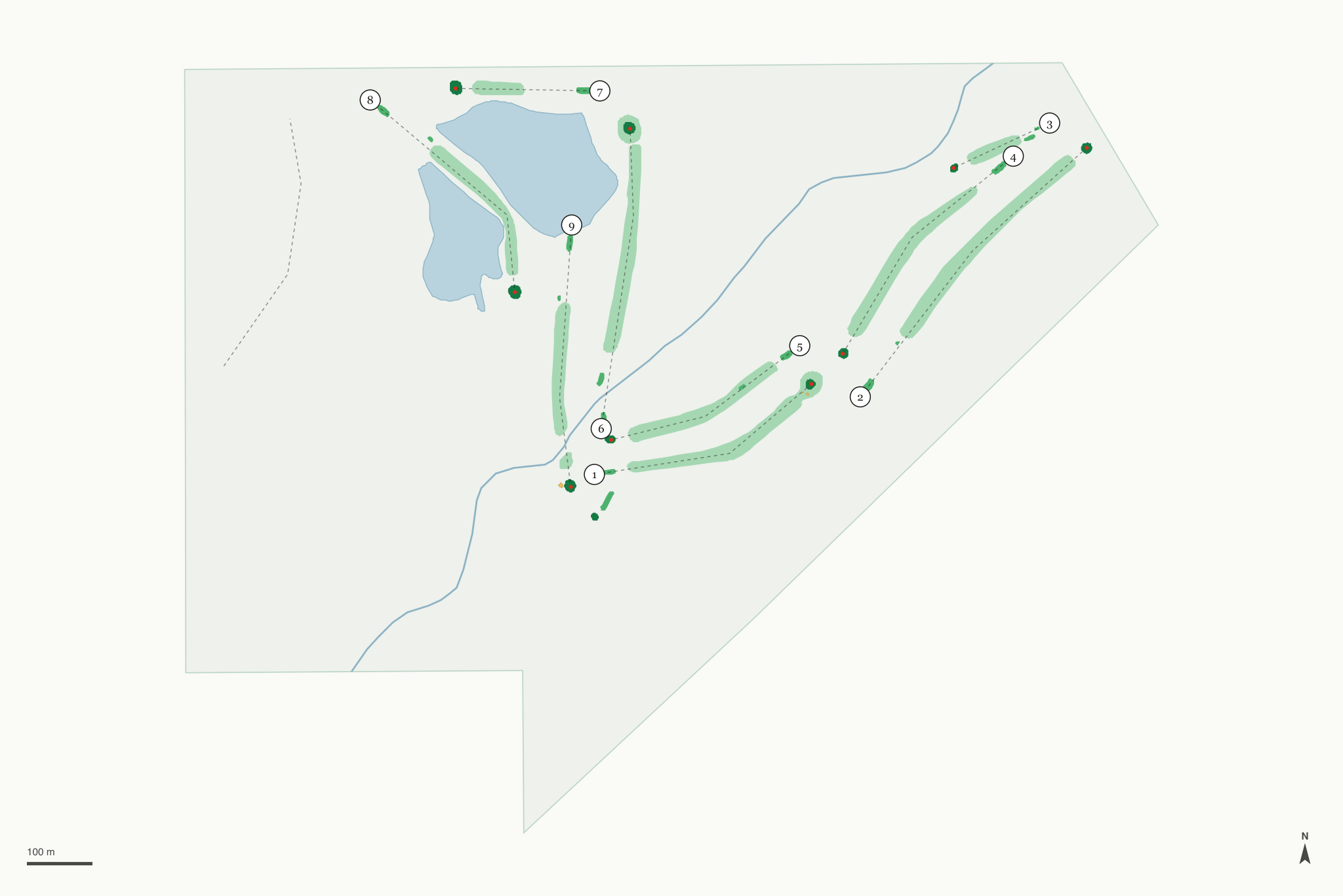 Map of Fox Run