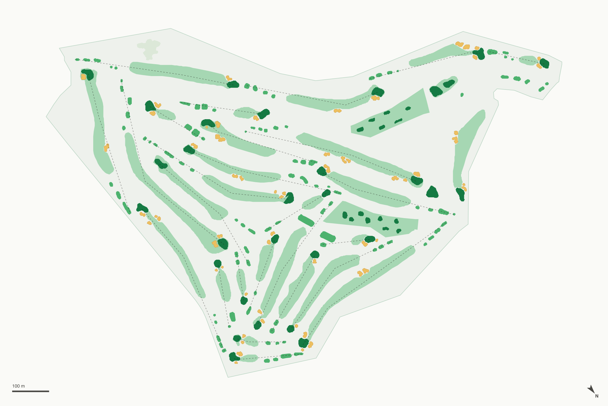 Map of TPC Harding Park