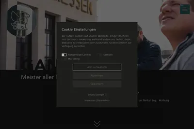 Screenshot of the GANDAYO UG homepage