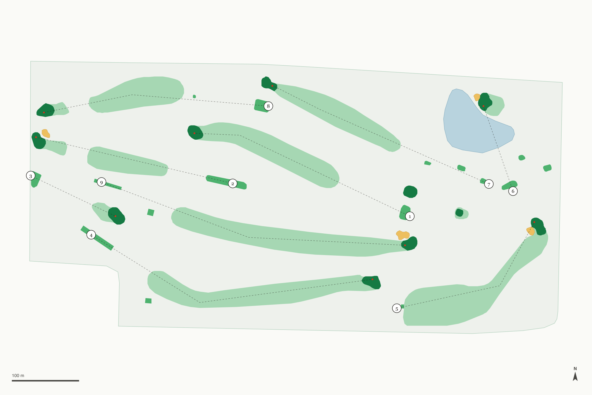 Map of Maryville Country Club