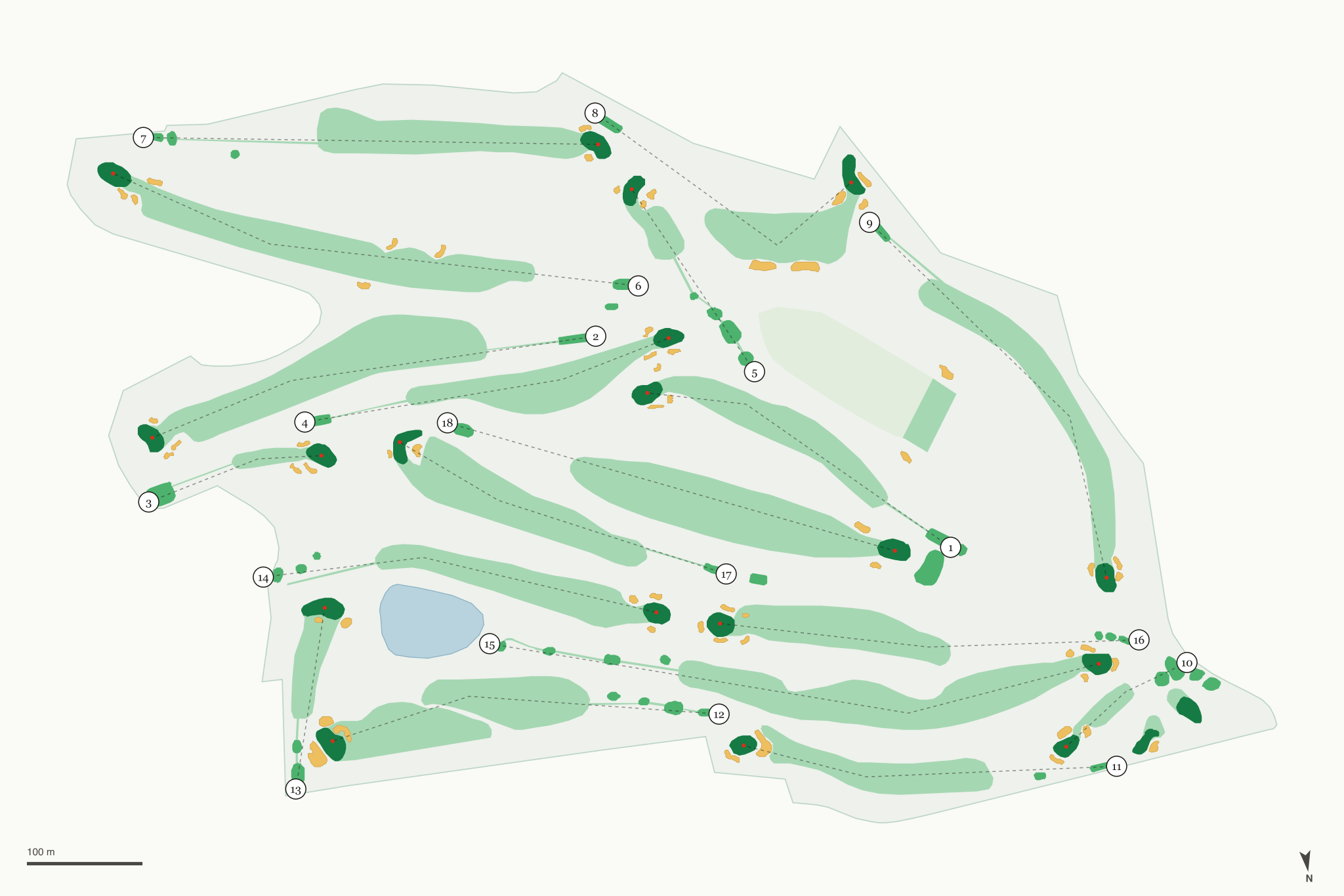 Map of Redlands Country Club