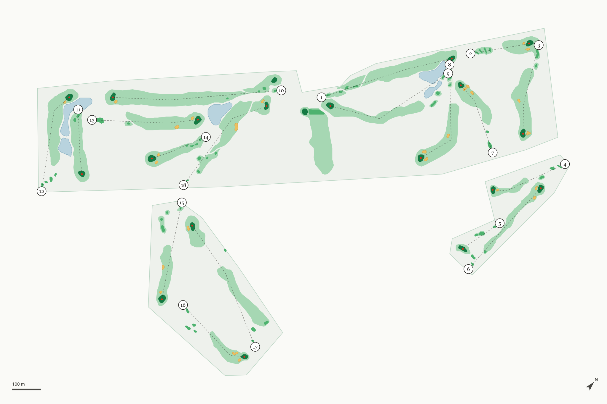 Map of Emerald Canyon Golf Course