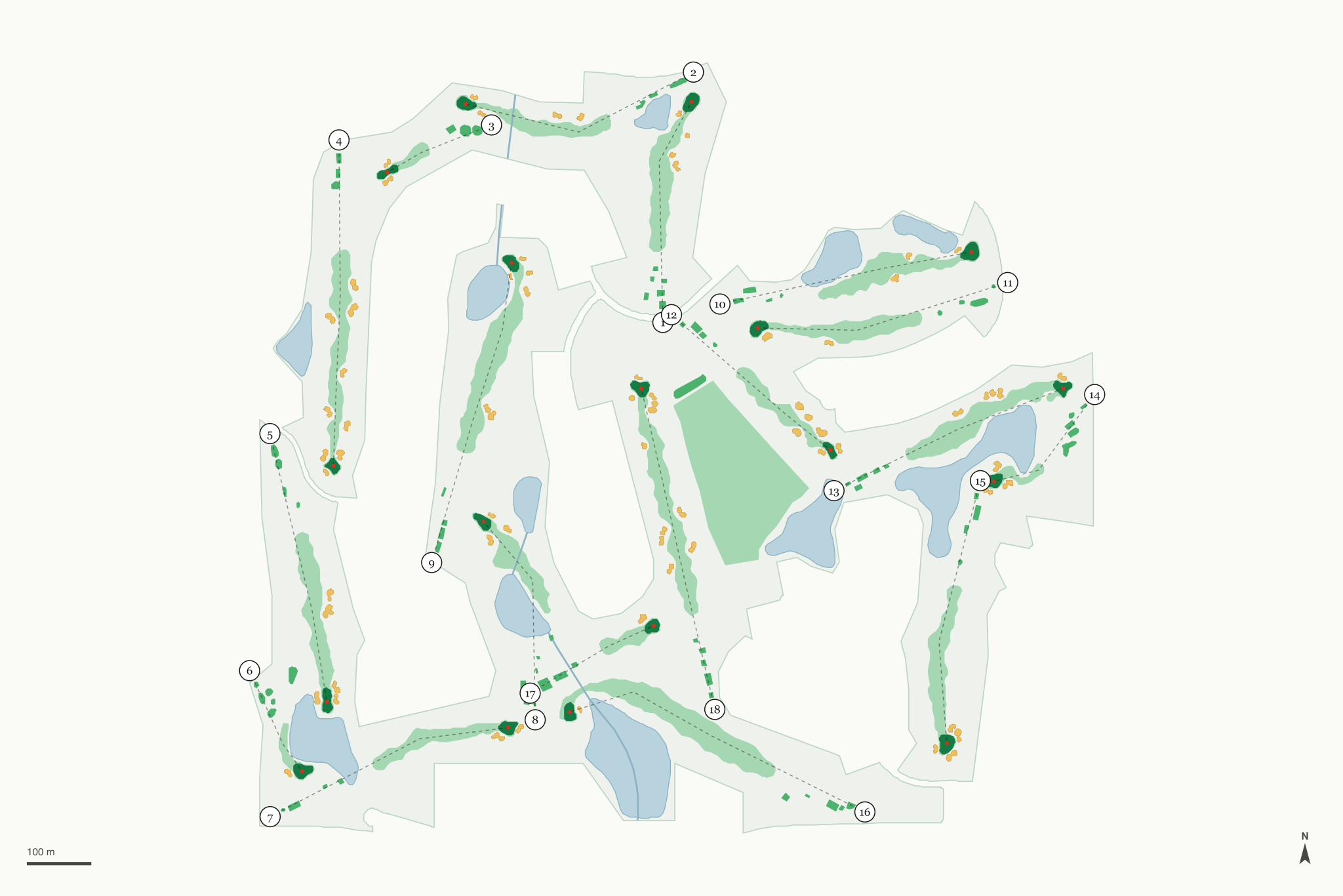 Map of Prestwick Golf Club