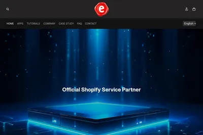 Screenshot of the eKommissar homepage