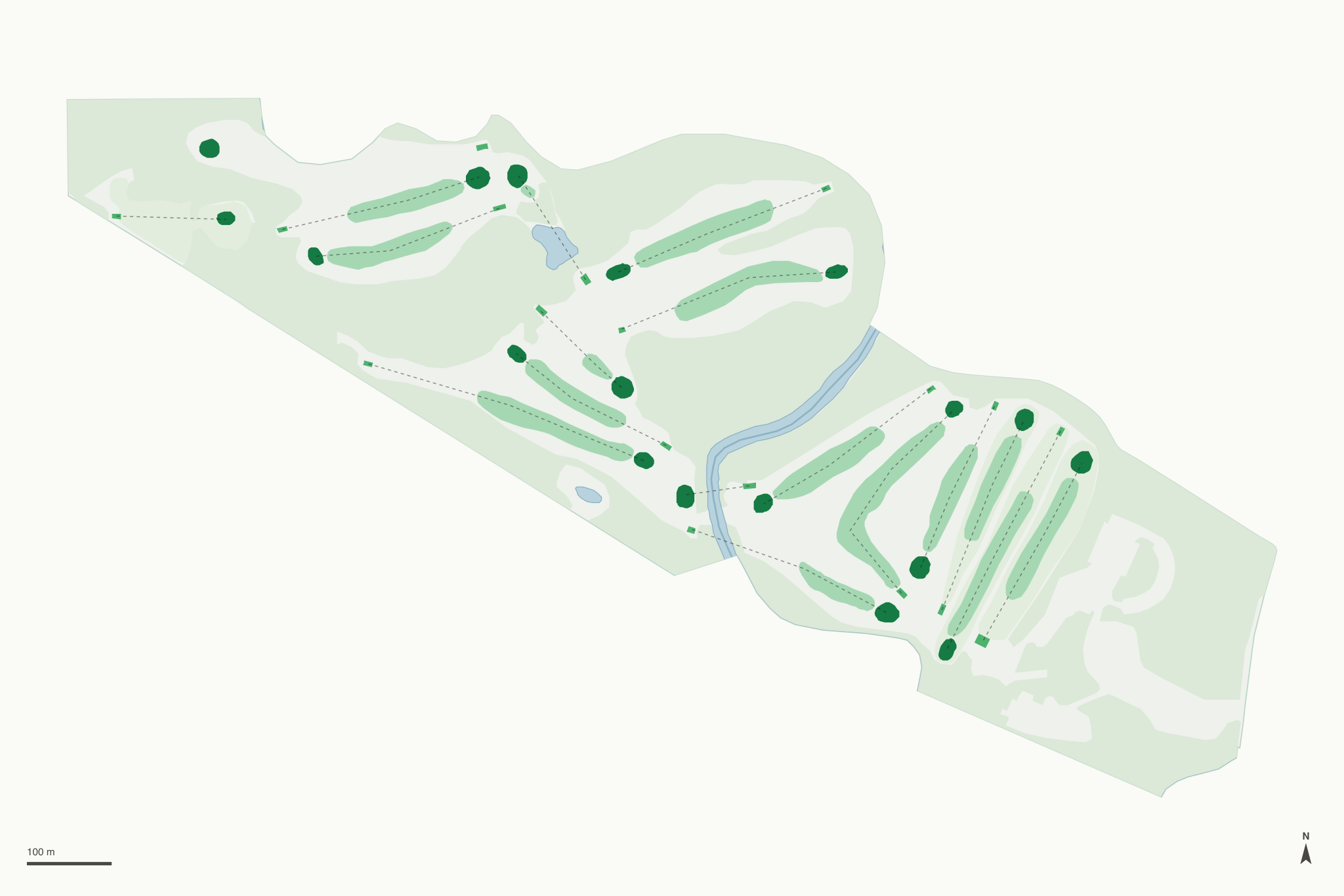 Map of Edgebrook Golf Course