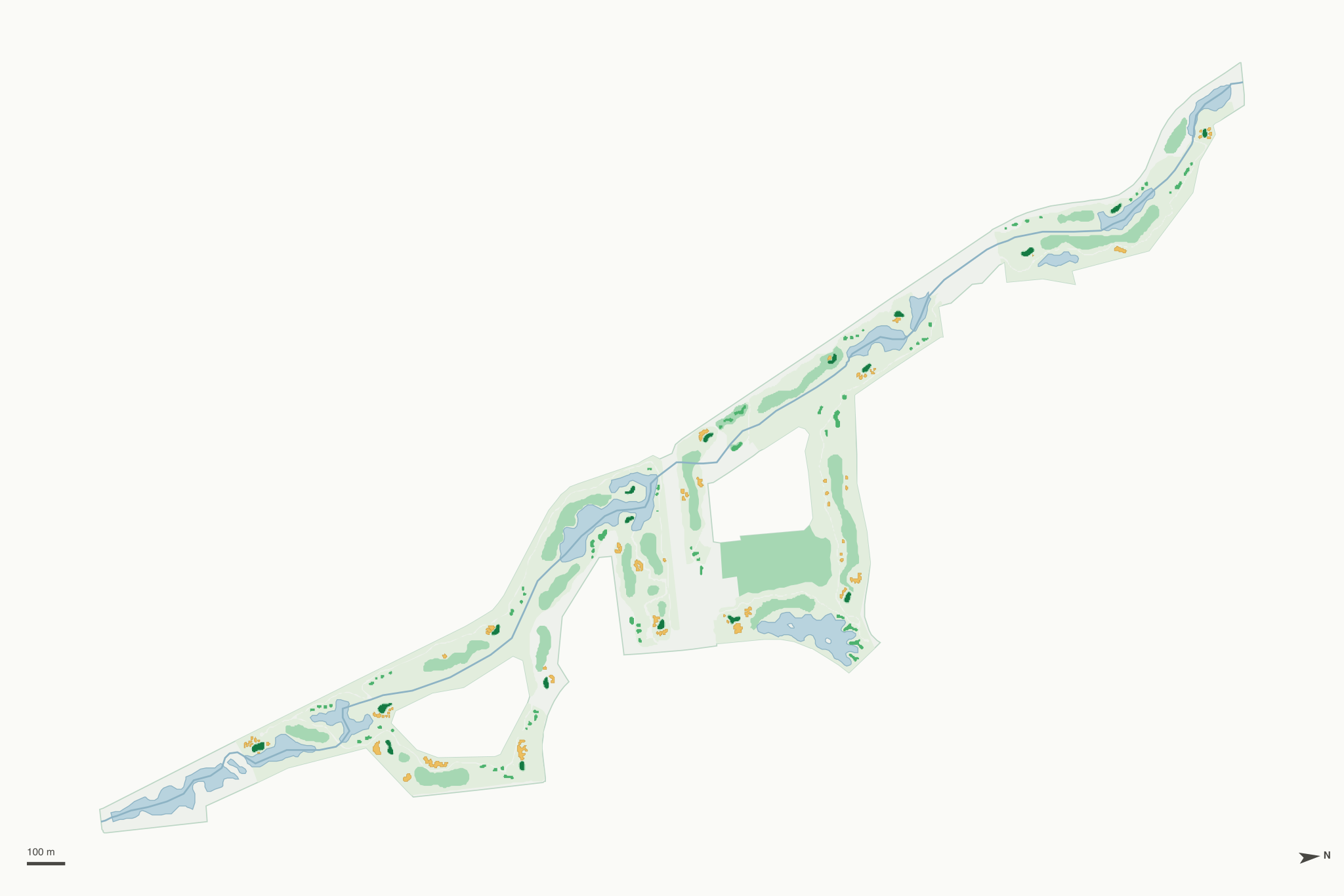 Map of Superstition Springs Golf Club
