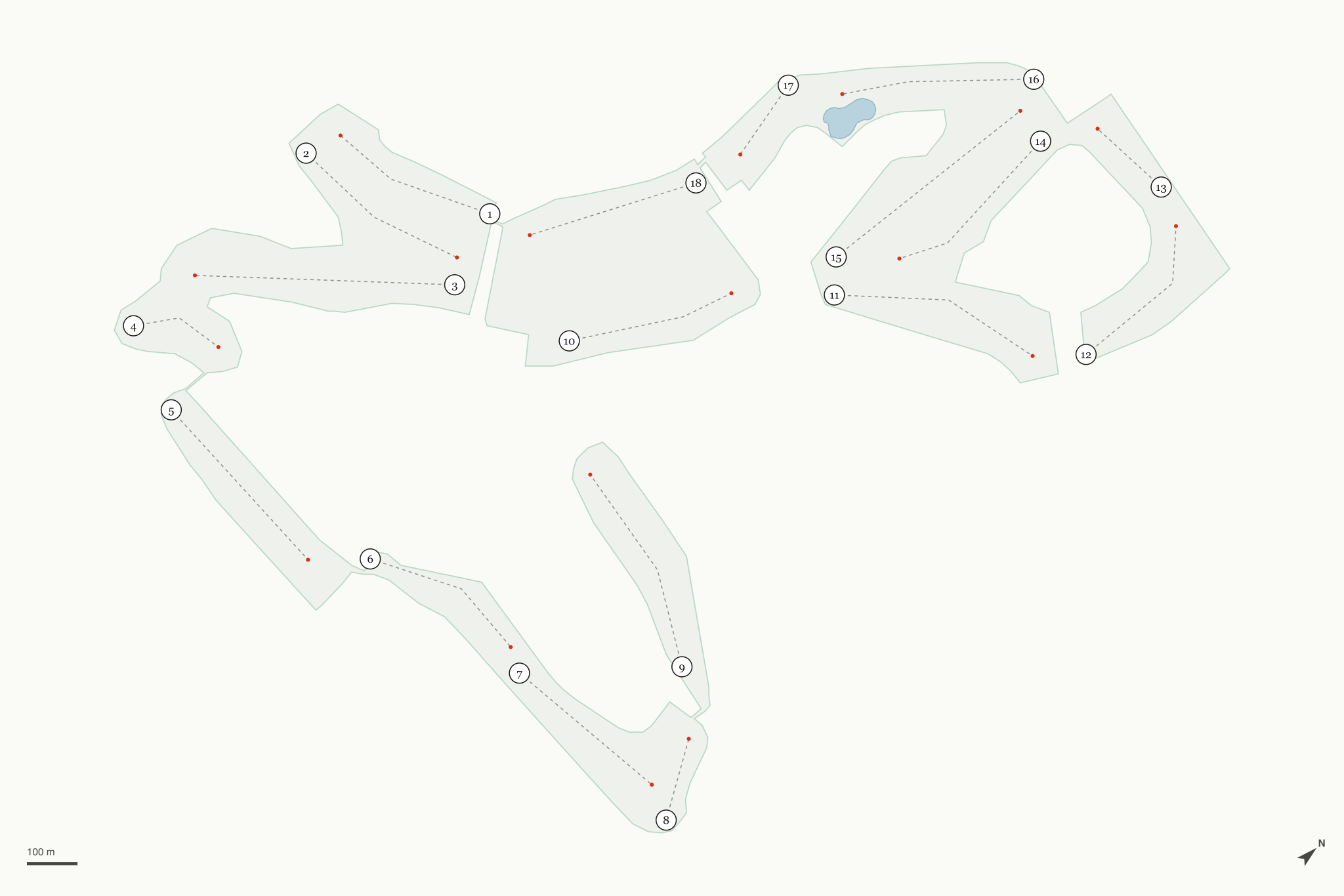 Map of MountainView Golf Club