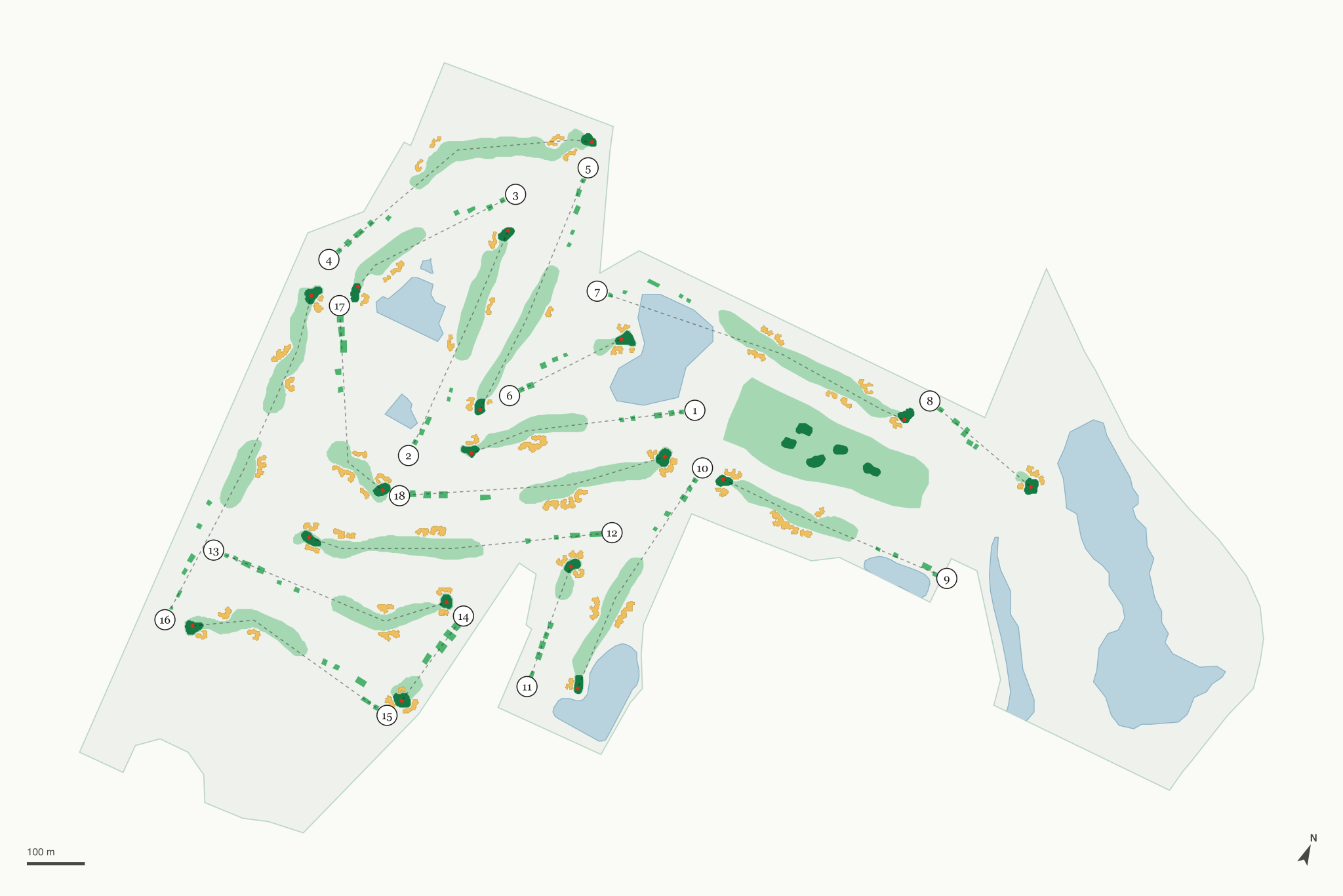 Map of Blue Top Ridge Golf Course