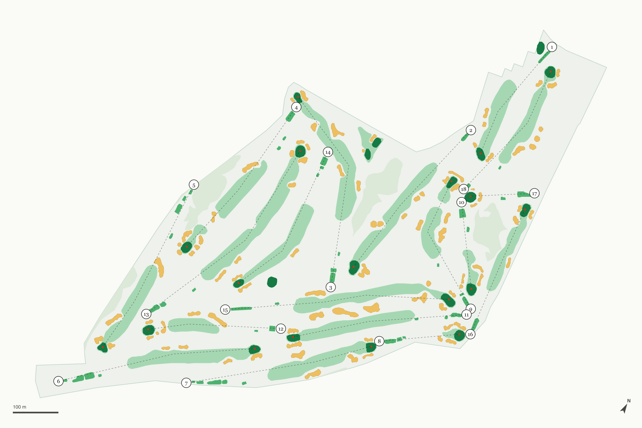 Map of Hempstead Golf & Country Club