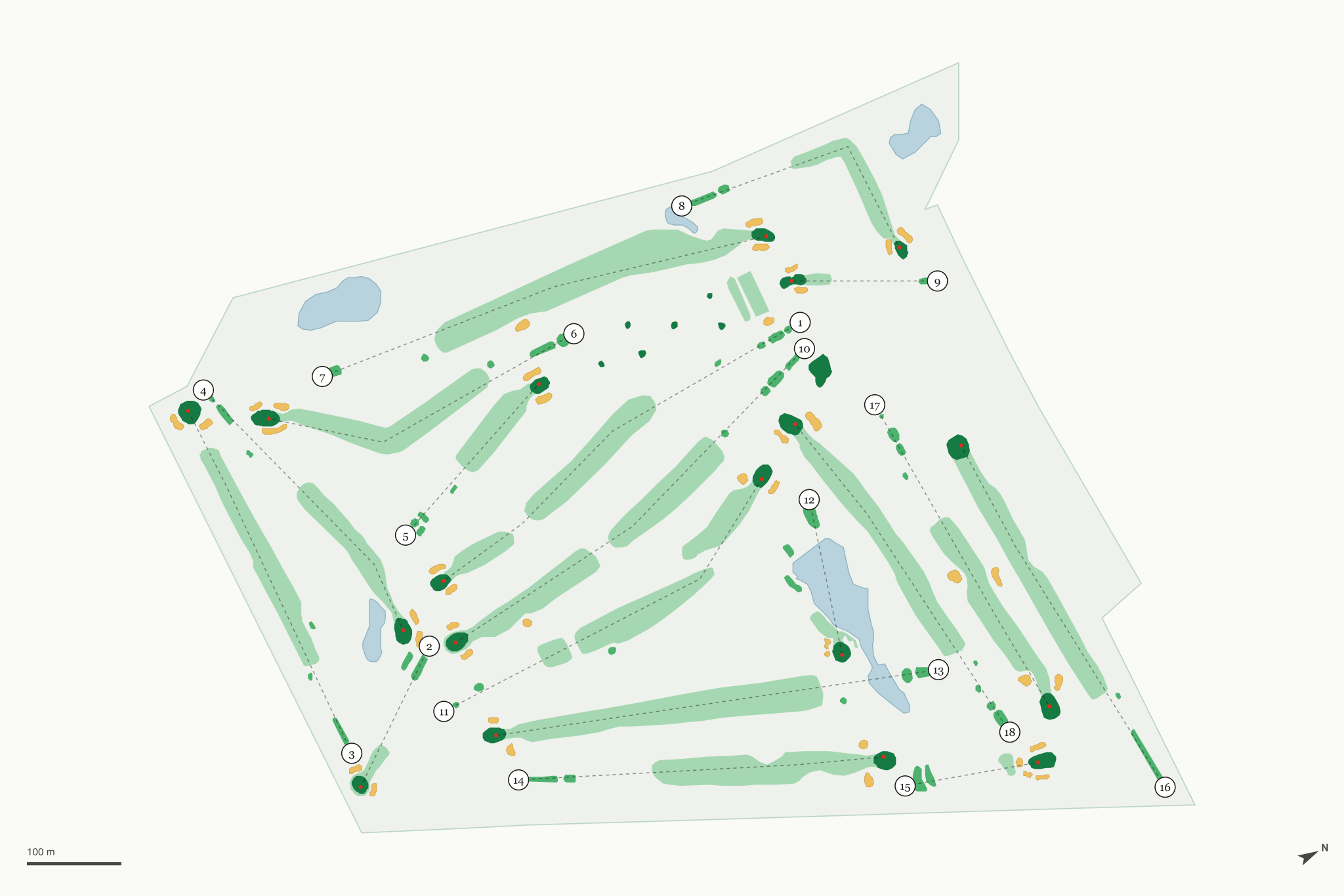 Map of Marion Country Club