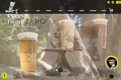 Wushiland Boba - S Craig St (CMU) website homepage