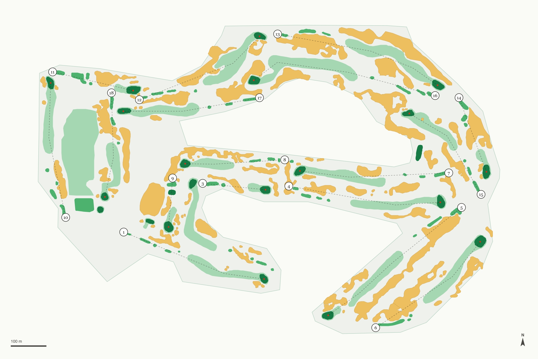 Map of The Deltona Club