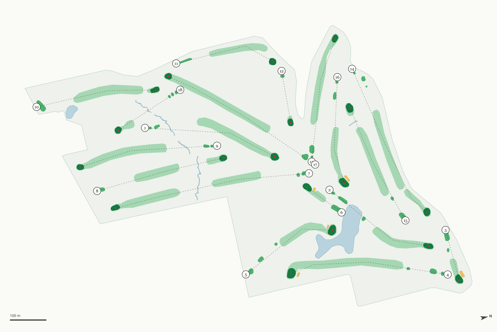 Map of The Golf Club of Bucyrus