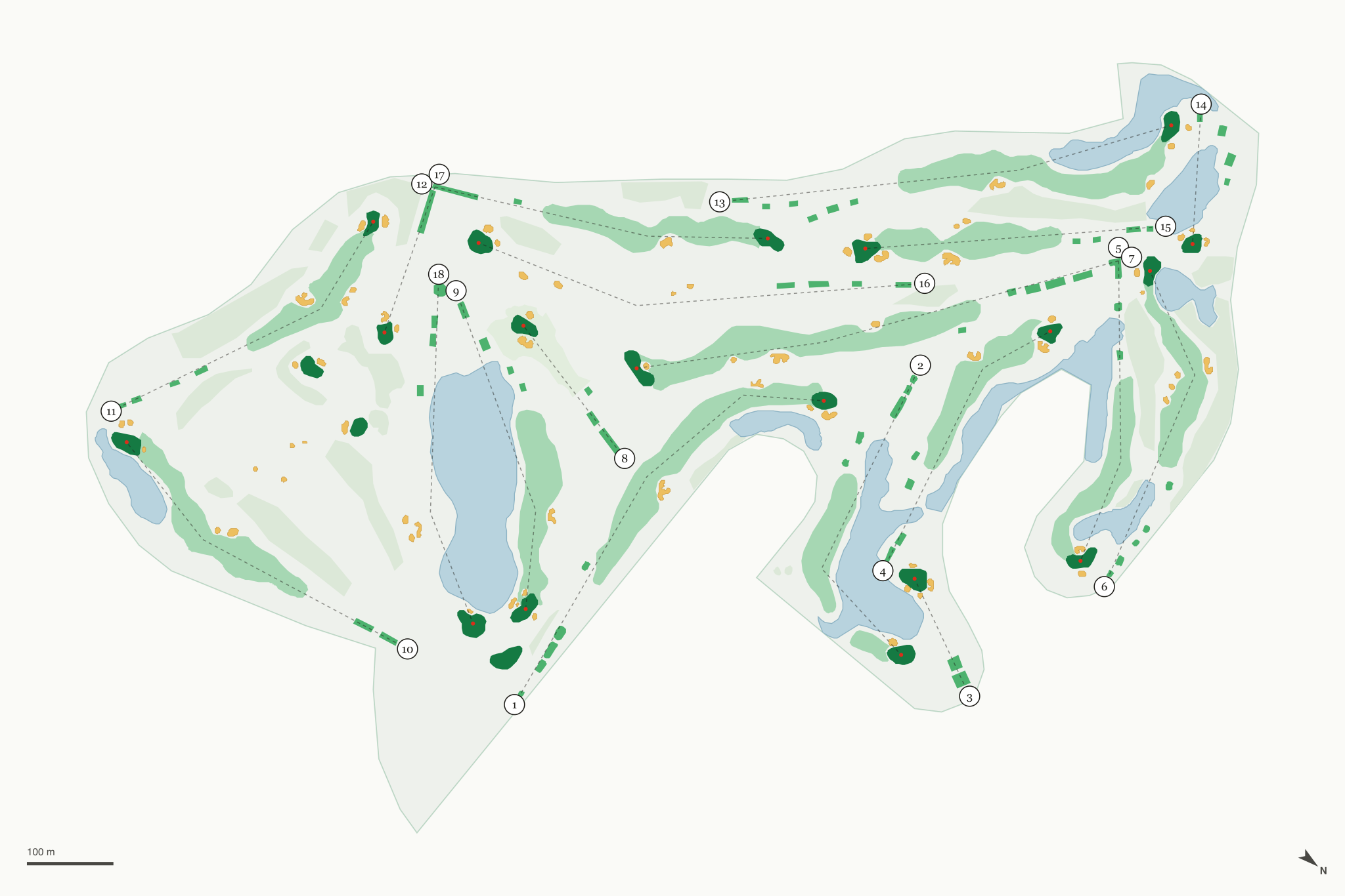 Map of Turtle Creek Club
