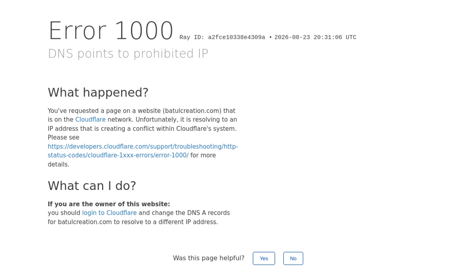 Screenshot of the HusainKaizar homepage