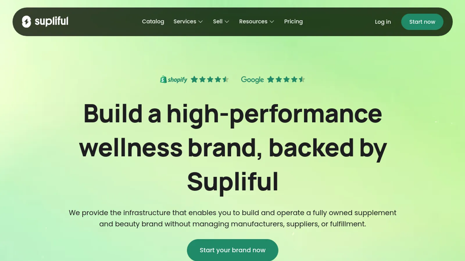 Screenshot of the Brand On Demand Inc. homepage